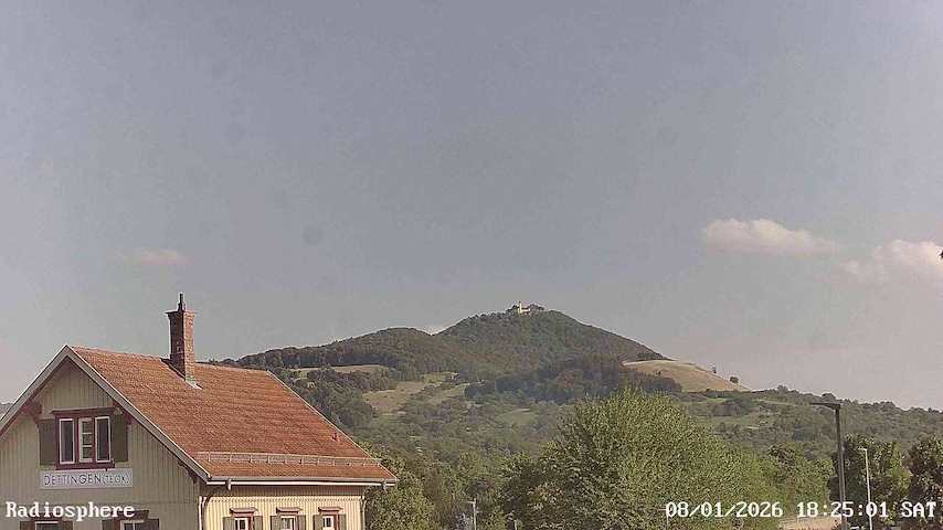 Live camera feed from RADiOSPHERE-BURG TECK in Burg Teck in Owen