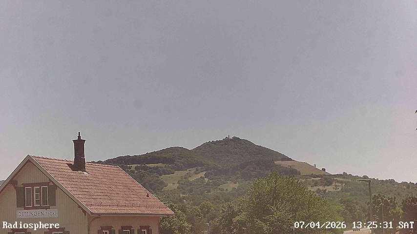 Live camera feed from RADiOSPHERE-BURG TECK in Burg Teck in Owen
