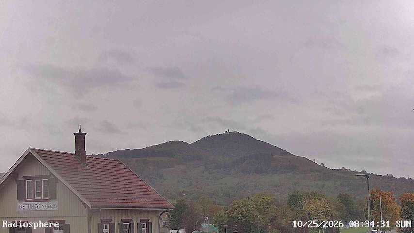 Live camera feed from RADiOSPHERE-BURG TECK in Burg Teck in Owen