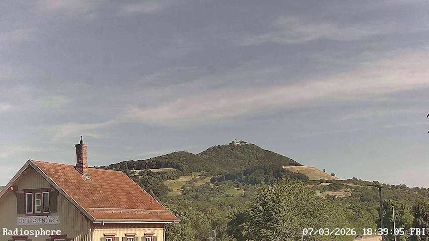 Live camera feed from RADiOSPHERE-BURG TECK in Burg Teck in Owen