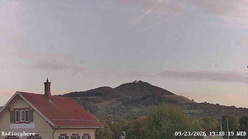 Live camera feed from RADiOSPHERE-BURG TECK in Burg Teck in Owen