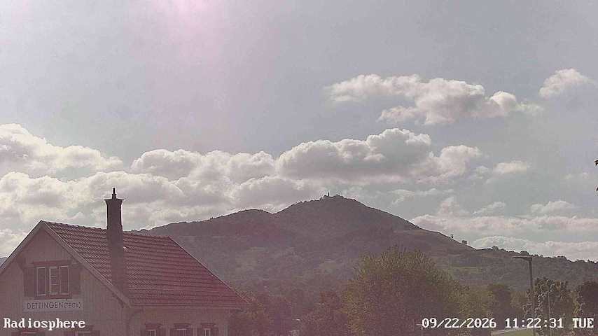 Live camera feed from RADiOSPHERE-BURG TECK in Burg Teck in Owen