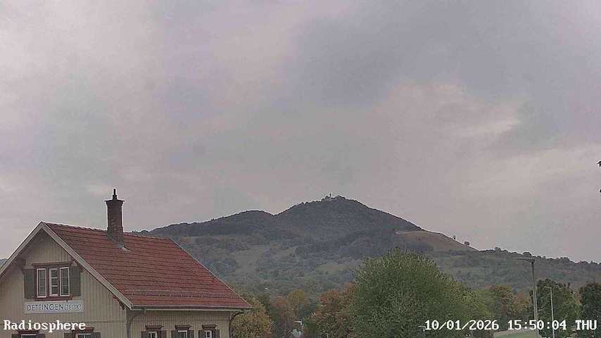 Live camera feed from RADiOSPHERE-BURG TECK in Burg Teck in Owen