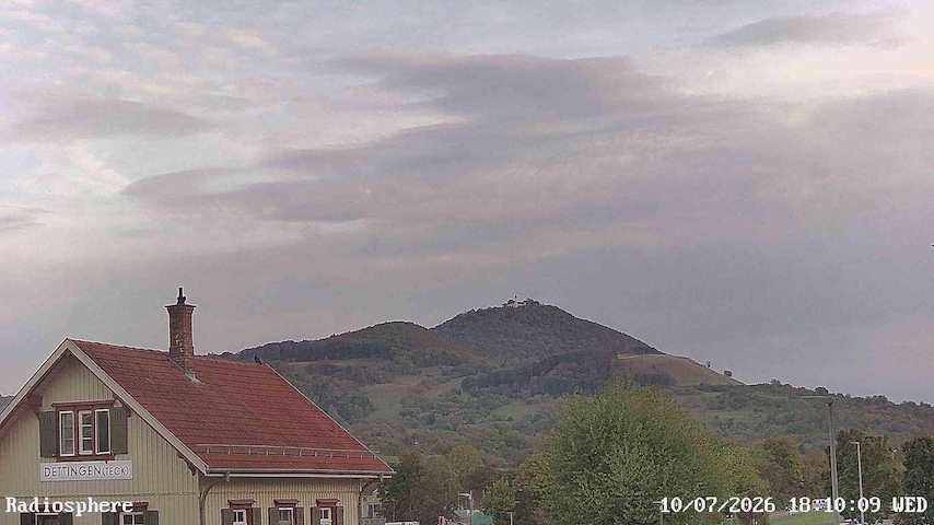 Live camera feed from RADiOSPHERE-BURG TECK in Burg Teck in Owen