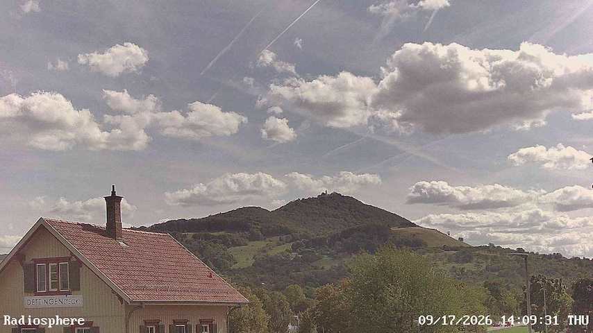Live camera feed from RADiOSPHERE-BURG TECK in Burg Teck in Owen