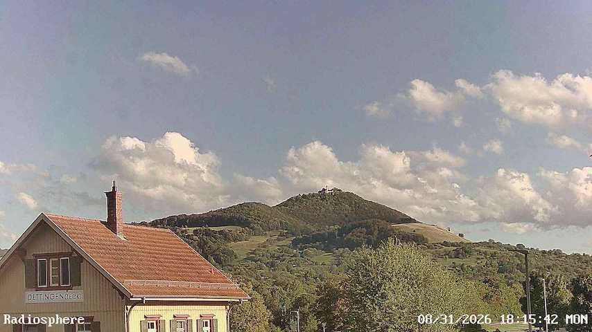 Live camera feed from RADiOSPHERE-BURG TECK in Burg Teck in Owen