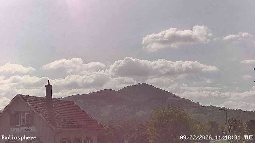 Live camera feed from RADiOSPHERE-BURG TECK in Burg Teck in Owen