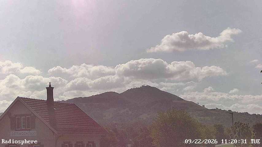 Live camera feed from RADiOSPHERE-BURG TECK in Burg Teck in Owen