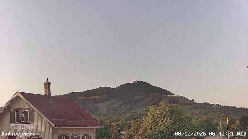 Live camera feed from RADiOSPHERE-BURG TECK in Burg Teck in Owen