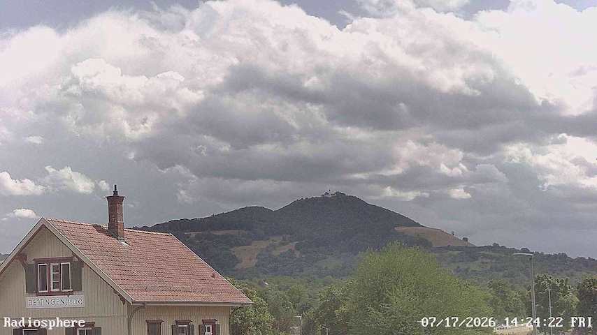 Live camera feed from RADiOSPHERE-BURG TECK in Burg Teck in Owen