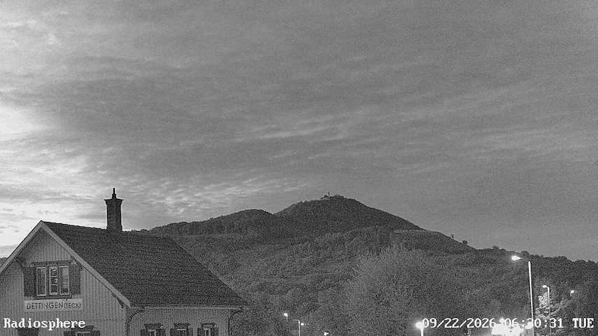 Live camera feed from RADiOSPHERE-BURG TECK in Burg Teck in Owen