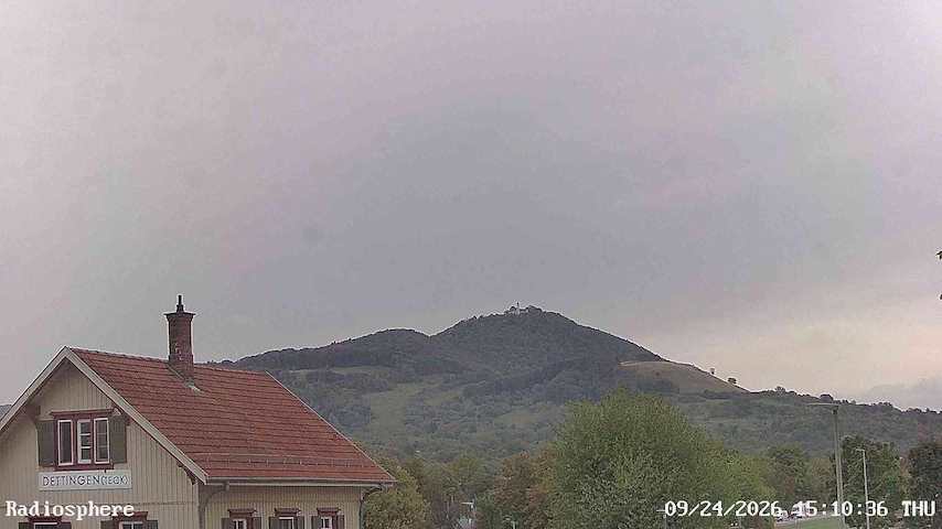 Live camera feed from RADiOSPHERE-BURG TECK in Burg Teck in Owen