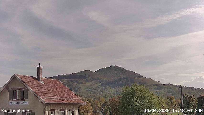Live camera feed from RADiOSPHERE-BURG TECK in Burg Teck in Owen
