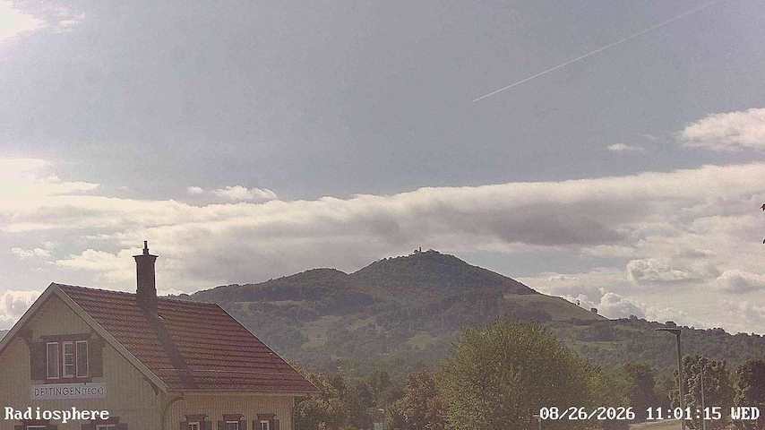 Live camera feed from RADiOSPHERE-BURG TECK in Burg Teck in Owen