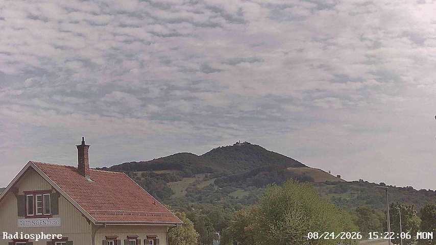 Live camera feed from RADiOSPHERE-BURG TECK in Burg Teck in Owen